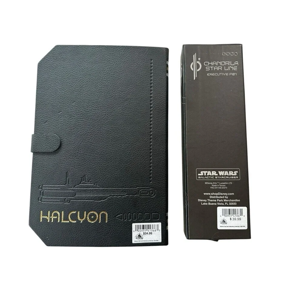 Star Wars Galactic Starcruiser Halcyon Chandrila Journal & Executive Pen